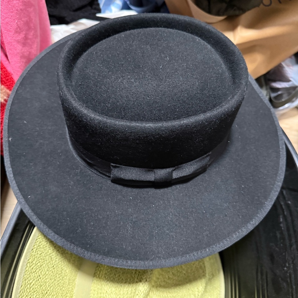 Classic Black Men's Fedora Hat